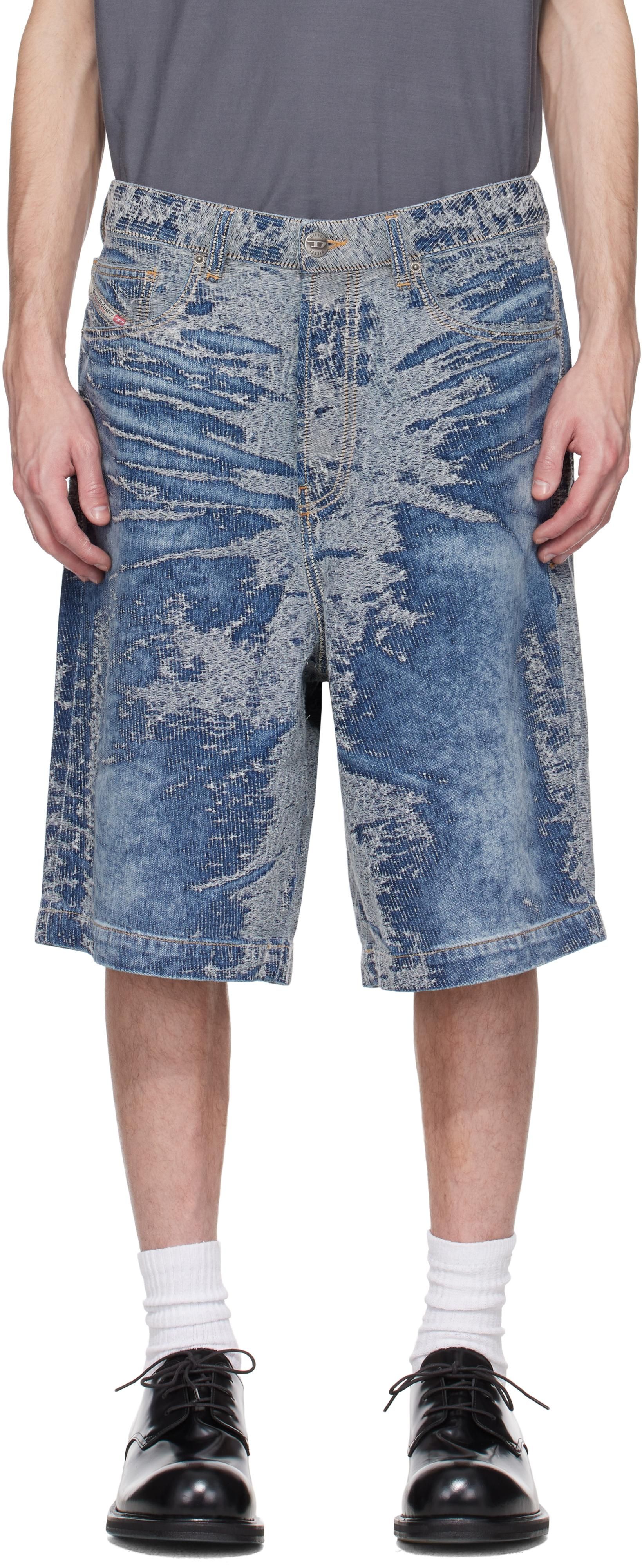 Diesel Slim-fit Jeans, male, Blue, Size: W33 D-Uty-Cargo Diesel Slim-fit Jeans, male, Blue, Size: W33 D-Uty-Cargo