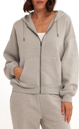 Threads 4 Thought Corissa Oversize Fleece Hoodie in Light Heather Grey at Nordstrom, Size X-Large