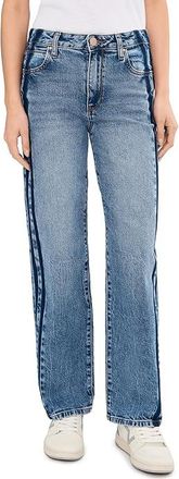 Kut from the Kloth Sienna High-Rise Straight Leg Five-Pockets in Brilliantly Womens Jeans Brilliantly : 00 31, Cotton/Denim/Lyocell