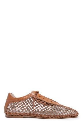 Andrea Gomez Antonia Mesh Flat in Camel at Nordstrom, Size 37.5