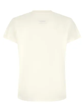 Maison Margiela Logo-Embroidered Cotton T-Shirt - White