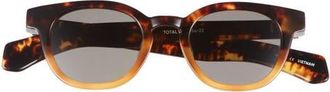 Eyebobs Total Wit 45mm Round Polarized Sunglasses in Tortoise /Amber /Grey at Nordstrom