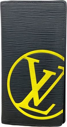 Louis Vuitton Noir Long Wallet (Bi-Fold) (Pre-Owned)