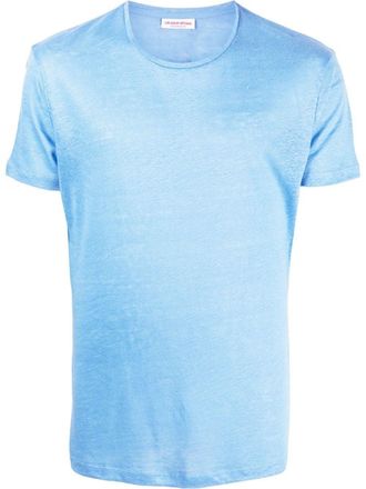 Orlebar Brown T-shirt con applicazione - Blu