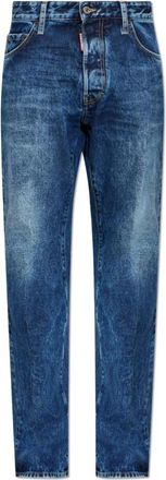Dsquared2 70s Jeans - Heren - Regular Fit Jeans - Blauw - XS - Katoen - Jeans