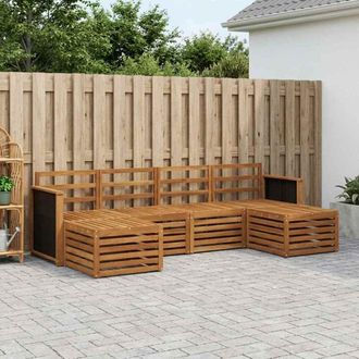 vidaXL Vidaxl Set Di Divani Da Esterno 5 Pz