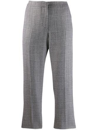 Alexander McQueen Pantaloni crop - Nero