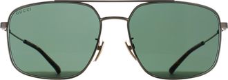 Gucci Square Mens Gold Green GG2096SA Metal - One Size