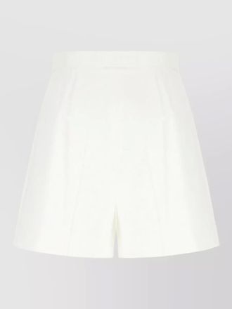 Max Mara high waisted stretch cotton bermuda shorts