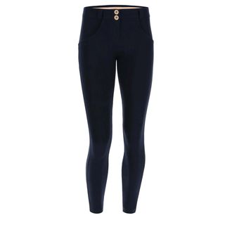 Freddy Leggings FREDDY Leggings WRUP4RC001ORG, Damen, Gr. XL, EURO, blau (dazzling blau), Obermaterial: 81% Baumwolle CO. 19% Elasthan EL., Hosen Leggings