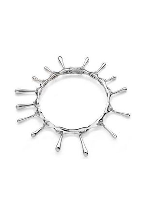 Lucy Quartermaine Short Drop Bangle in Sterling Silver at Nordstrom, Size 6.5