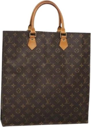 Louis Vuitton Pre-owned Tote Bags, female, Brown, Size: ONE SIZE Pre-owned Sac Plat Tote Bag