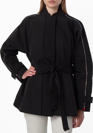 Ferragamo Belted Tailored Jacket, Brand Size 38 ( US Size 4 )