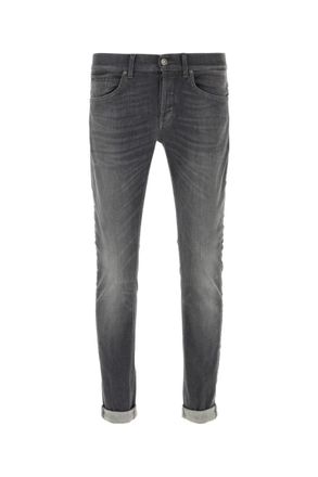 Dondup Dark Grey Solid Jeans