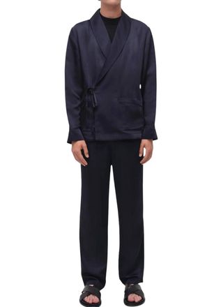 Jonathan Simkhai Konrad Kimono Jacket In Black