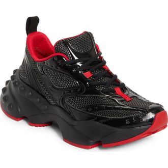 Christian Louboutin So Flo Sneaker in Black at Nordstrom, Size 11Us