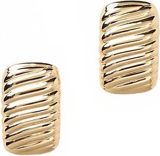 Lilly Pulitzer Womens Viney Liney Earrings In Gold Metallic