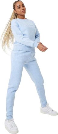 Usa Pro Dames/Dames Katoenblend Verstelbare Taille Klassieke Joggers (Blauwe mergel)