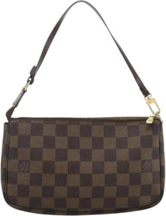 Louis Vuitton Pre-owned Vintage Shoulder Bag - Dames - Vintage Schoudertas - Bruin - ONE Size - Leer - Vintage