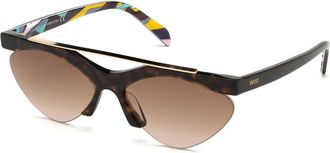 Pucci Emilio Pucci EP0137 52F Womens Sunglasses Tortoiseshell Size 59