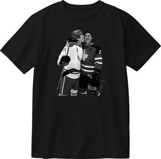 Generic Heated Rivalry Hollanov Cotton T-Shirt Rozanov Hollander Men Women Short Sleeve Crewneck Casual Trendy Tee (Black,XL)