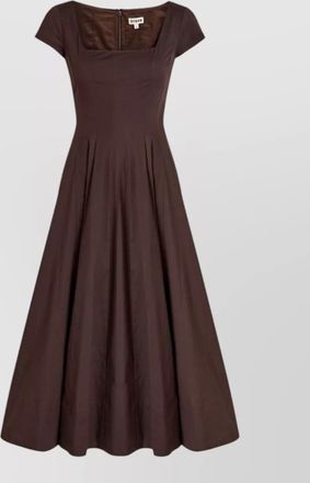 Staud cotton midi dress