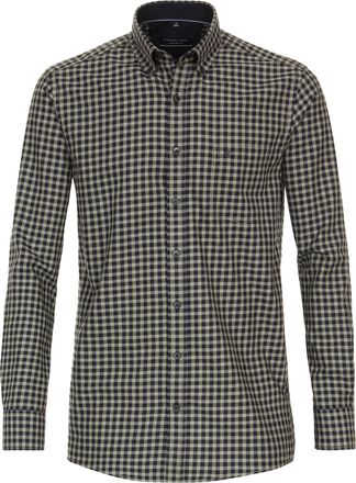 CASAMODA Freizeithemd Kurzarm - Karo, Comfort Fit, 100% Baumwolle