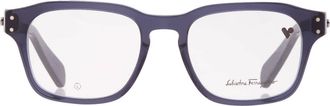 Ferragamo Demo Rectangular Mens Eyeglasses SF2958 420 52