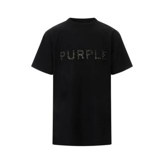 Purple T-Shirts, male, Black, Size: XL Crystal Tee