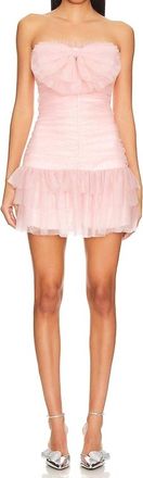 LoveShackFancy Lolisa Dress In Pink Sparkle