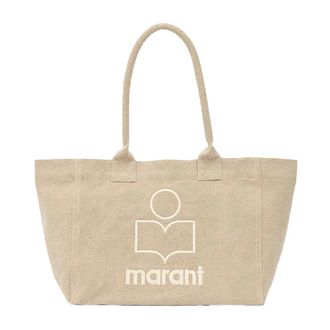 Isabel Marant Dames, Tassen, Beige, Maat: ONE Size Katoen