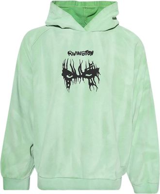 RRR123 Hoodie met print - Groen
