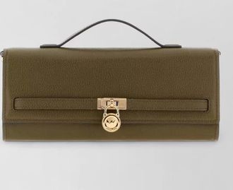 Michael Kors hamilton medium leather clutch bag