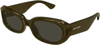Saint Laurent SL 868 005 Zonnebril - Dames - Zonnebrillen - Bruin - 57 MM - Accessoires