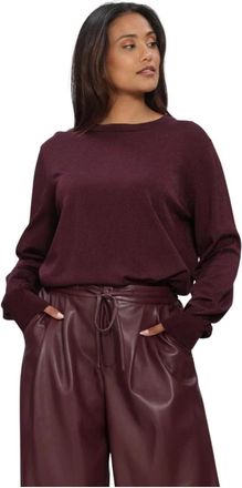 Amaya Amsterdam Jadyn Truien - Dames - Ronde hals truien - Rood - XS - Truien & Vesten