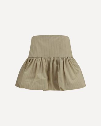 Ganni Ruffled mini Skirt Female 36