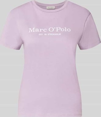 Marc O'Polo Regular Fit T-Shirt aus reiner Baumwolle in Lila, Gr&ouml;&szlig;e XXL