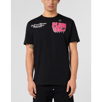 Philipp Plein Round Neck T-Shirt Gelato Monsters Men in Black at Nordstrom, Size Xxx-Large