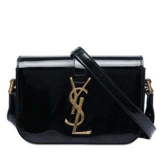 Saint Laurent unisex, Pre-owned, Zwart, Maat: ONE Size Leer