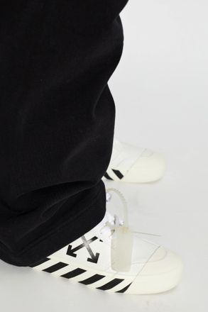 Off-white Vulcanized Undercut Sports Shoes, Womens, White