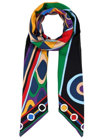Pucci Foulard con stampa - Blu