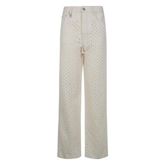 Amiri Rechte jeans - Dames - Jeans - Wit - Maat: W27