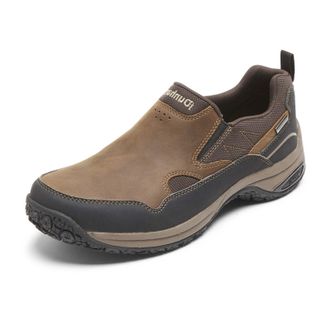 Dunham Cloud Plus Waterproof Slip-On Brown Leather 13 2E