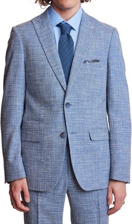 Paisley & Gray Ashton Slim Fit Sport Coat in Light Blue White Texture at Nordstrom Rack, Size 42