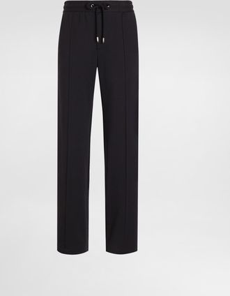 Dolce & Gabbana Cotton Sweatpants - Man Pants And Shorts Blue 46