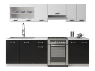 Habitat et Jardin Habitat Et Jardin - Conjunto De Cocina Tucson 161, 240x60cm, Encimera, Aglomerado Laminado