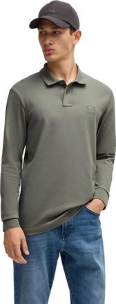 HUGO BOSS Boss Orange Passerby polo groen effen katoen slim fit