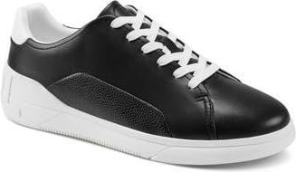 Karl Lagerfeld Paneled Court Sneaker in Black at Nordstrom Rack, Size 10.5