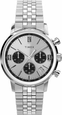 Timex Watches, unisex, Gray, Size: ONE SIZE Marlin Chronograph Tachymeter