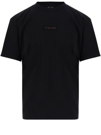 44 Label Group Black Graphic Print Crew Neck Cotton T-Shirt